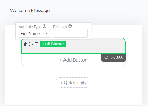 manychat add name